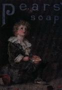 Sir John Everett Millais reklamtavla for pears pears soap med bubblor France oil painting reproduction